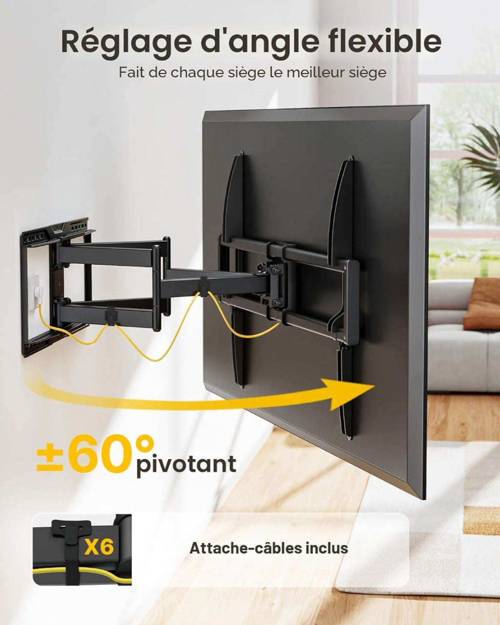 Support murale pour tv